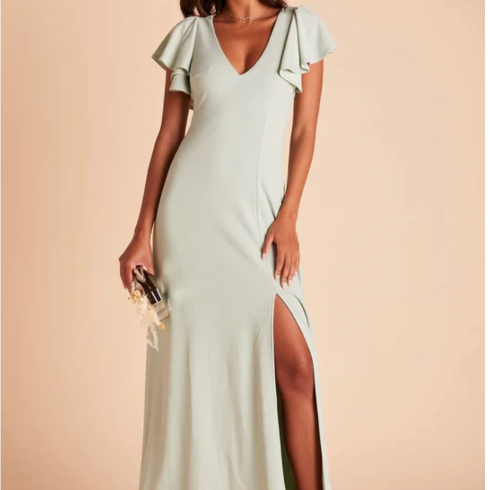 Birdy Grey HANNAH DRESS CREPE SAGE . Like New Womens Med gorgeous